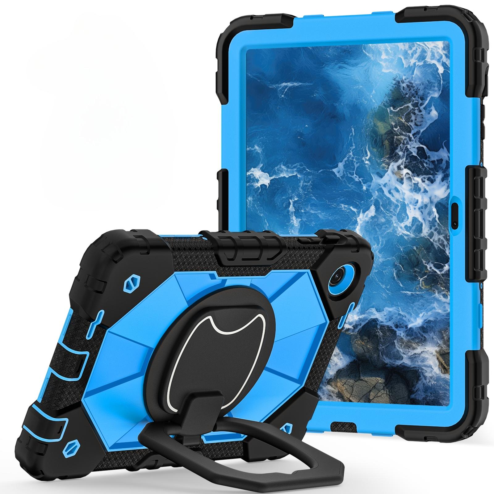 Heavy Duty Shockproof Case for T-Mobile Revvl Tab 2 2025 10.1 Inch, 360° Bumper Protective Tablet Cover with Rotating Kickstand Handle, Tablet Casing, Accessories, Protection