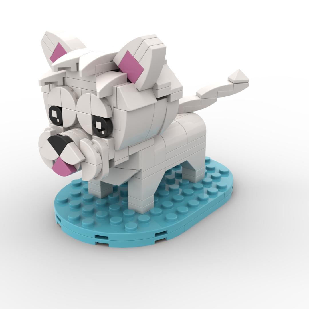 145PCS Exquisite Animal Building Blocks Set, DIY Building Brick Toy, ABS Plastic Material, Animal Model with Sturdy Base, Includes Printed and Electronic Instructions, Desk Display Collectible Ornament, Home Bedroom Office Decoration, Birthday Gift