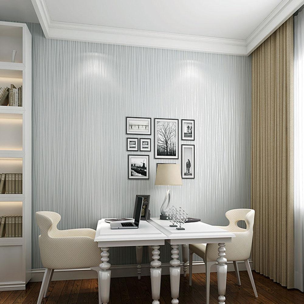 Modern Simple Style Wallpaper, 4 Counts/set Self Adhesive Wallpaper, Wall Decor for Home Living Room Bedroom Hotel Restaurant