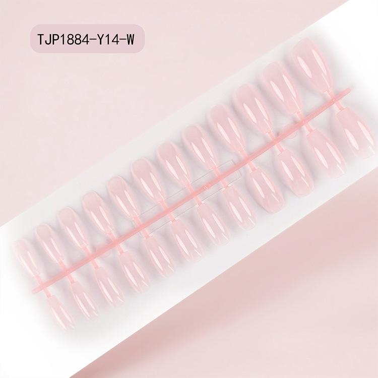 Solid color ballet nail tips wholesale, uncoated UV false nail patches, extra-long manicure press-on nails, Red Press on Nails Glossy Almond Shape Fake Nails Valentines Day Nails for Women