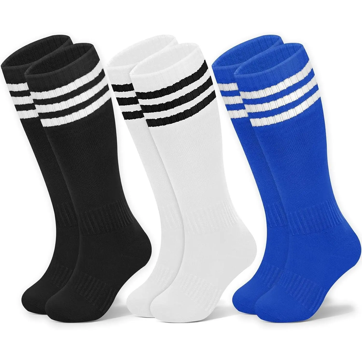 White Blue Black-3 Pairs