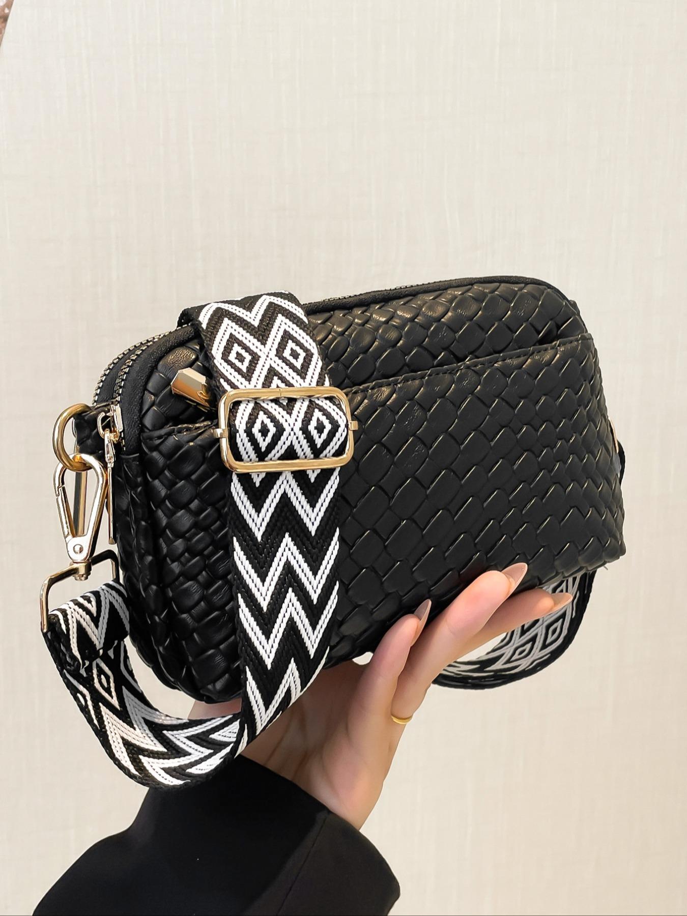 Outfits  Elegant Temperament Plain Color Square, Vintage Trendy Crossbody Bag with Adjustable Strap, Fashionable Crossbody Bag for Daily Use, Cross Body Bags