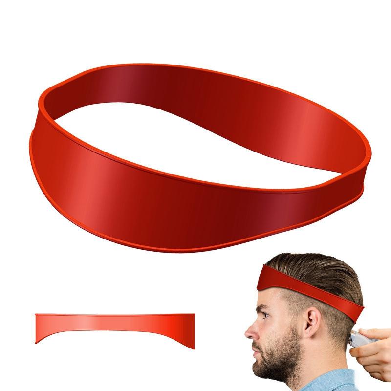2-Pack Haircut Template Bands, Portable Barber Assistant Tool, Hair Trimming Adjustment Kit, Easy-To-Carry Hair Styling Aids