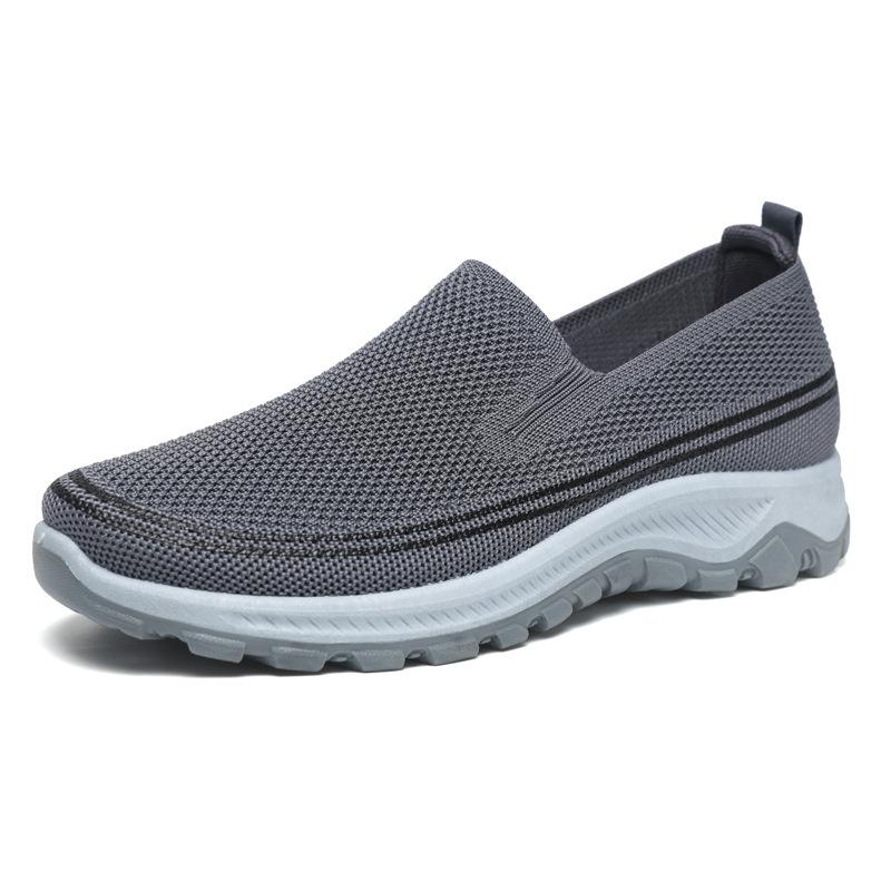 Summer slip-on loafers 2026 new model mesh dad shoes breathable lightweight casual shoes unisex shoes