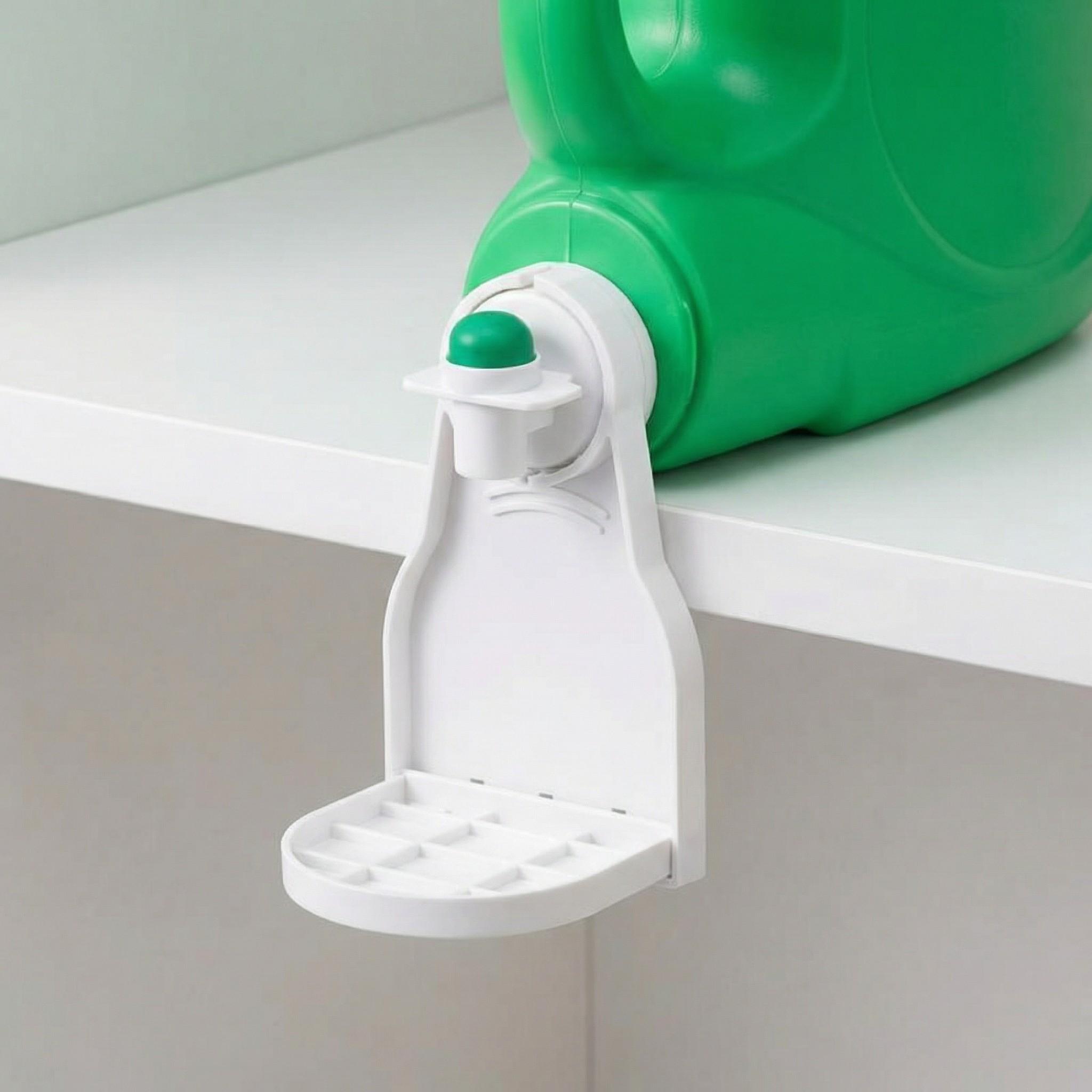 2-Piece Laundry Solution Set, Spill-Proof Liquid Detergent Cup Holder, Simplifies Cleaning Effortlessly, Ideal for Home Use