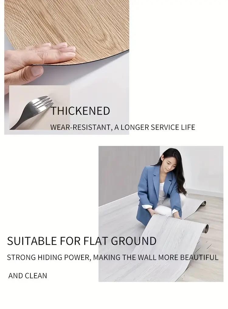 1/2 Roll Marble Design PVC Floor and Wall Tiles | Self-Adhesive Peel and Stick Floor, White/Grey/Black Marbleile Design, Wooden Floor, Peel and Stick Vinyl Flooring for Bathroom, Kitchen, Bedroom, Living Room - Home Decor Decorative Tiles