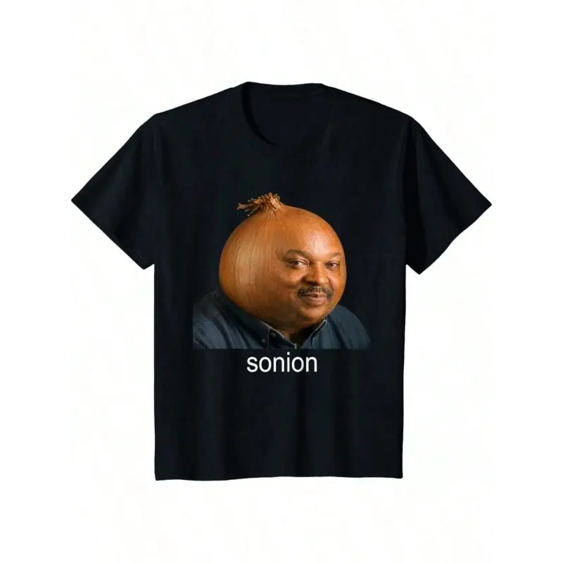 Oversize Funny Sonion Brainrot Meme GenZ T-Shirt