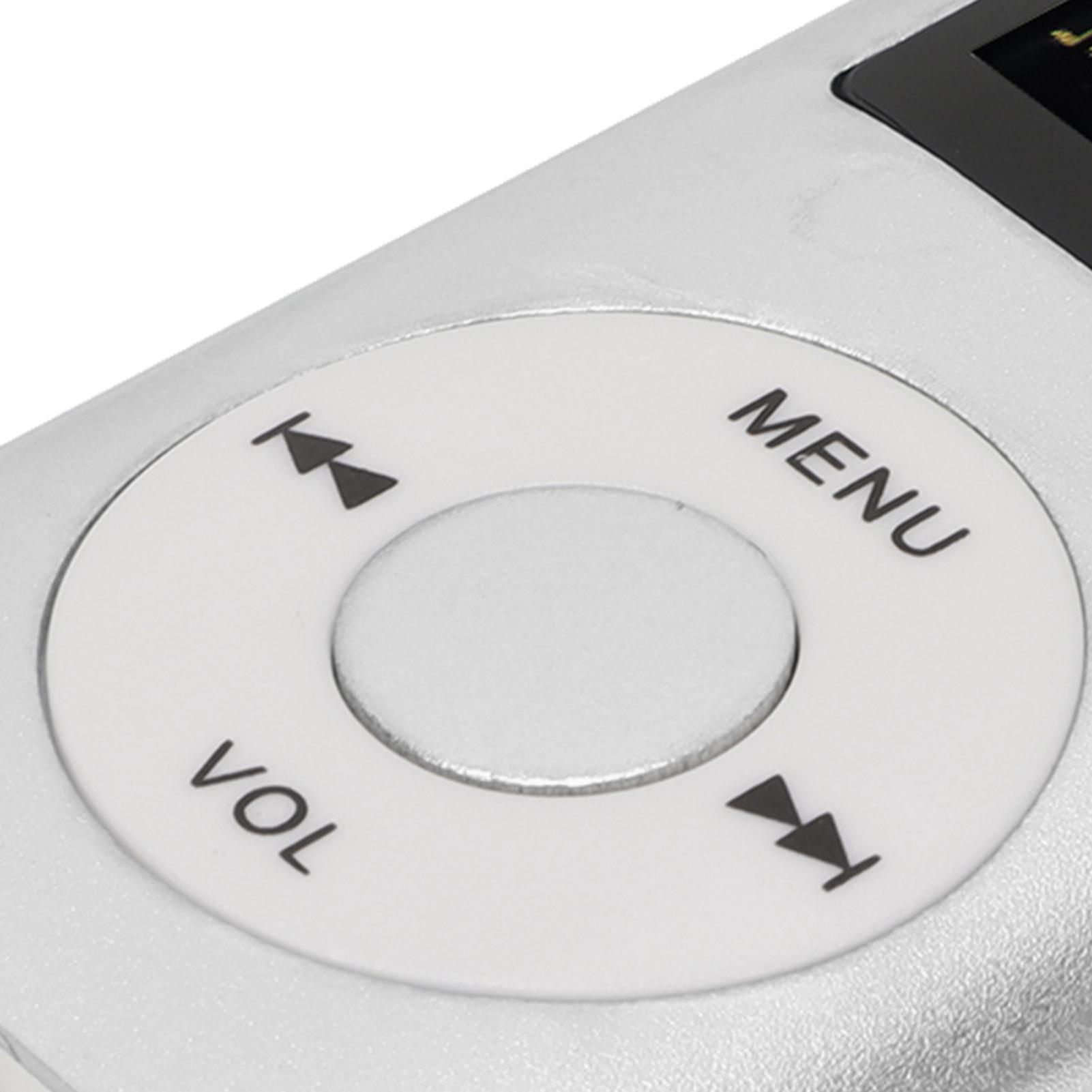 MP3 Player,MP3 Music Player Stylish Multifunctional Lossless Sound Slim 1.8 Inch LCD Screen Portable MP3 Music Player (Sliver or pink)