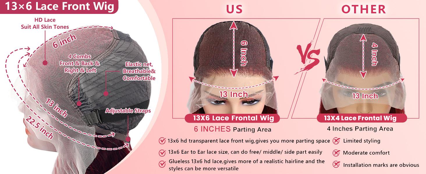 Tuneful 99j Burgundy Lace Front Wigs Human Hair 13x6 HD Transparent Lace 613 Body Wave Lace Front Wigs Human Hair Hot Red Pre Plucked Human Hair Wigs for Women Tuneful 99j Burgundy Lace Front Wigs Human Hair 13x6 HD Transparent Lace 613 Body Wave Lace Front Wigs Human Hair Hot Red Pre Plucked Human Hair Wigs for Women