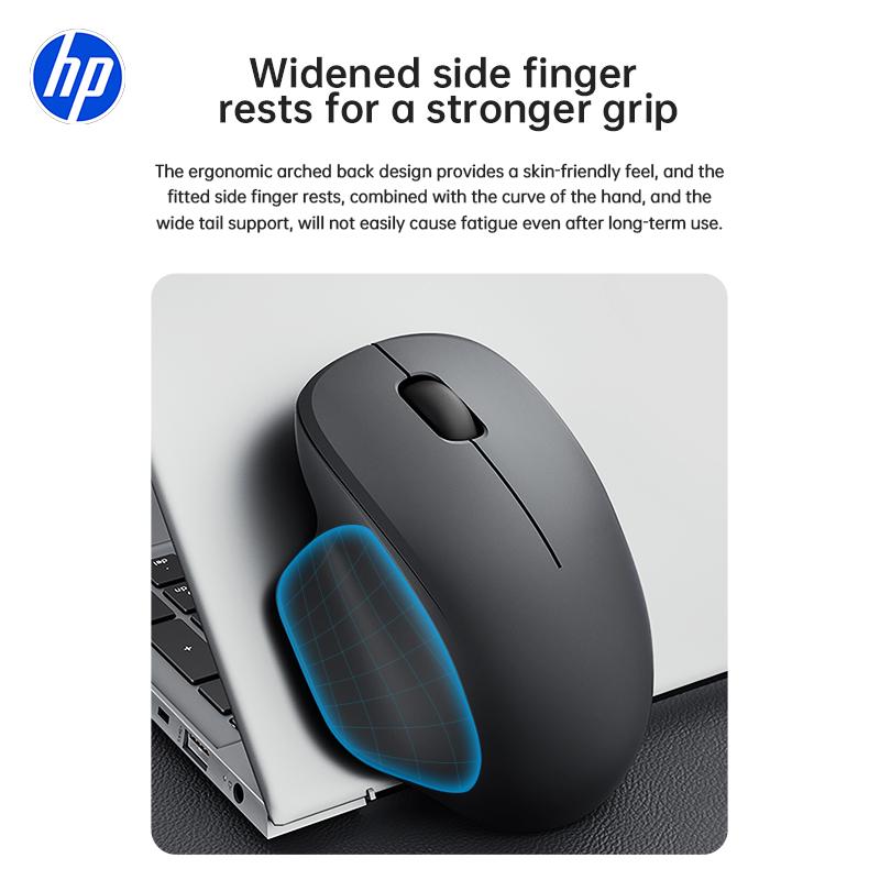 Hp Silent Wireless Dual Mode Mouse, Ergonomic Design, Fast Pairing, High Precision, Compatible with Laptops, Desktops, Tablets, Ideal for Gaming, Work, Daily Use, Computer Gaming Mouse, Cordless Mouse