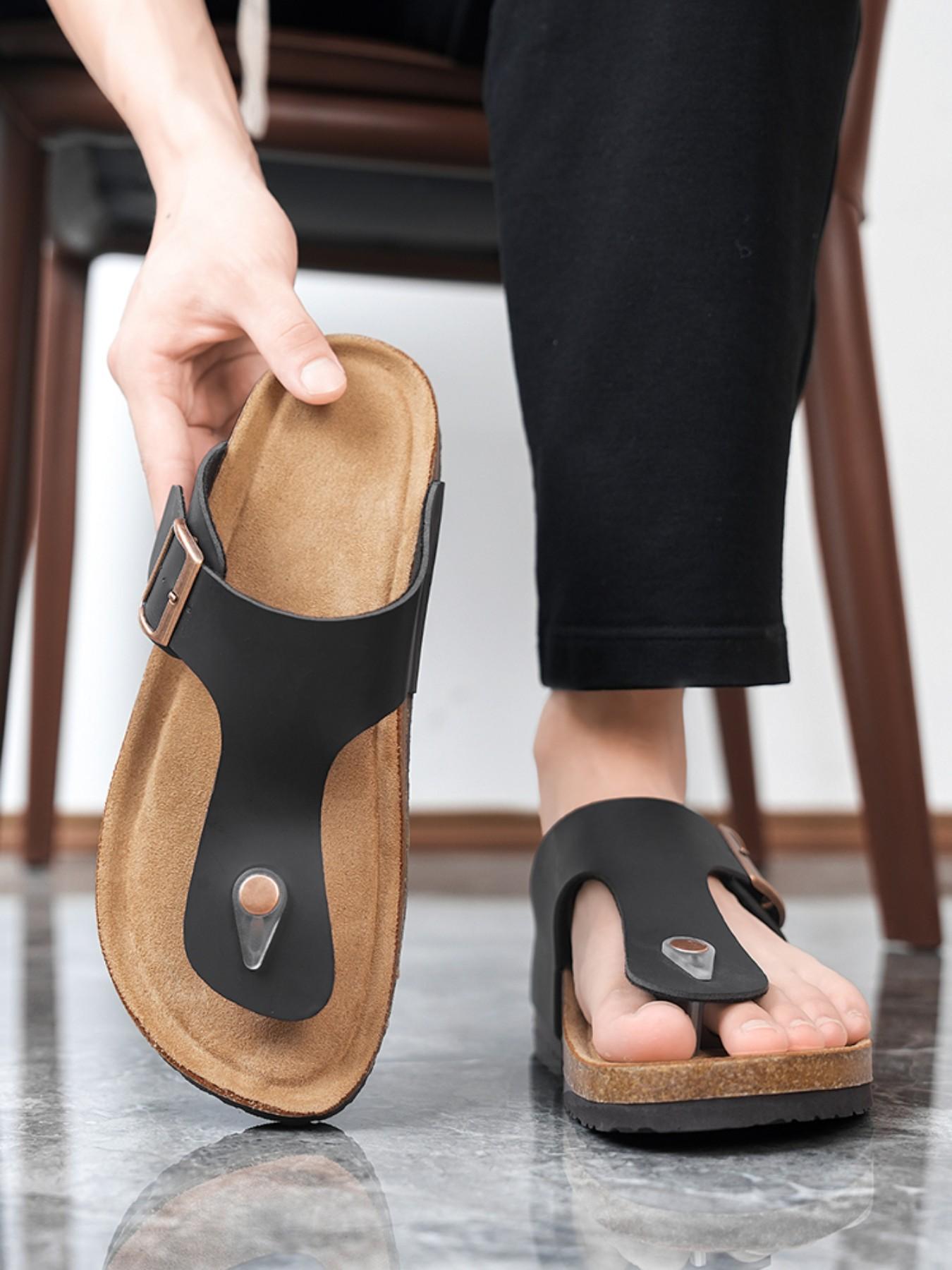Softwood Mule Sandals Vintage Strap Design, Unisex Beach Slippers, Trendy Footwear for Men and Women, Comfortable and Stylish