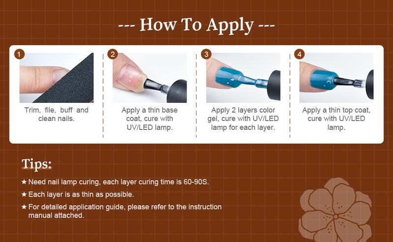 JODSONE 100 PCS Gel Nail Polish Kit No Wipe Soak off Base Coat and Matte Glossy Top Coat Gel Polish Collections Gifts for Manicure Lovers