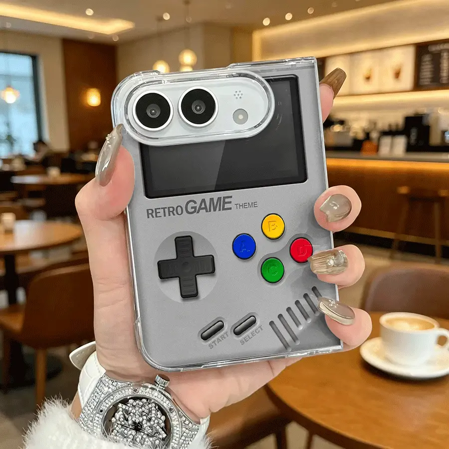 Game Console For iPhone Duo case Magnetic Transparent Hard PC Case for iPhone Full-Coverage Protective Case