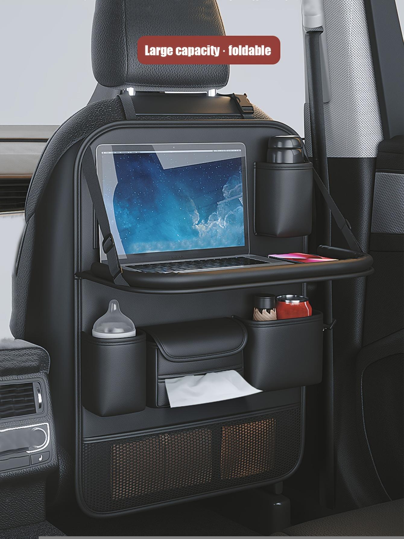 Car Accessories Folding Table for Car Seat Back Multi-functional Storage Box for Car Backseat