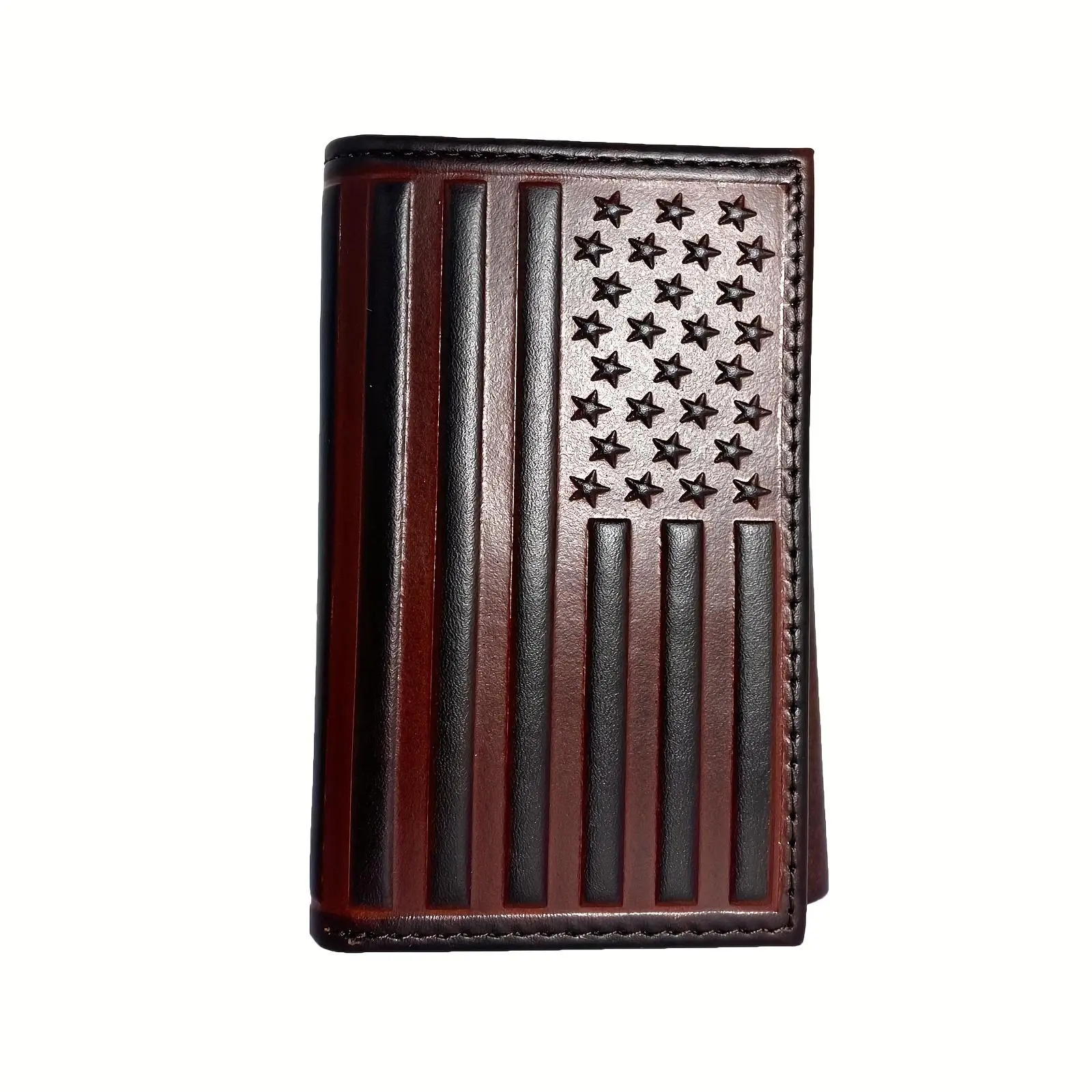 Men's Retro Street Full Grain Cowhide Wallet - RFID Blocking, Vegetable Tanned Leather, Trifold Short Design, 12 Card Slots, Expandable Capacity, Casual Wear Compatible, Mens Wallet