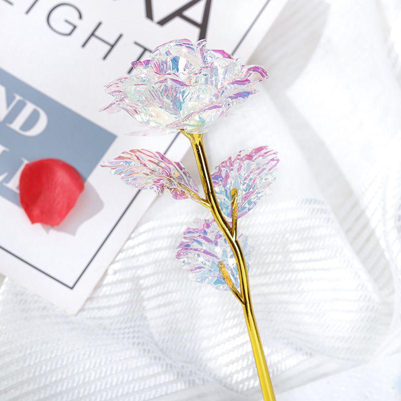 Realistic Rose Flower Decoration, Non-Dying Sunlight Color-Changing Design, Multiple Colors Available, Ideal Gift for Birthdays & Anniversaries