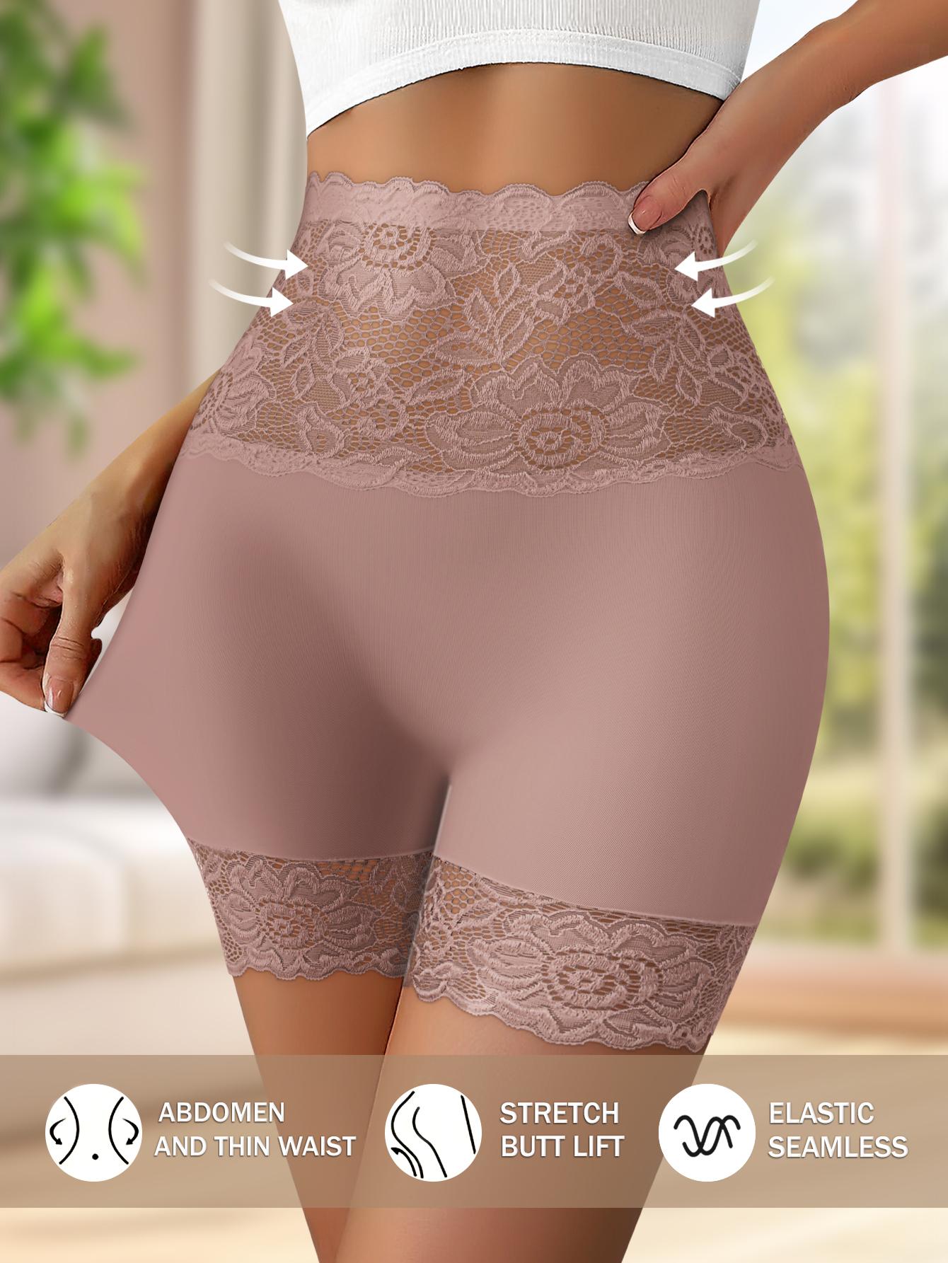 QUASTI 3/4/5/6 Pack Women's High-Waist Shapewear Shorts – Elegant Lace Design, Premium 86% Polyester Fabric for Silky Comfort, Seamless Tummy Control Shorts for Confident Everyday Wear, S-XXL QUASTI 3/4/5/6 Pack Women's High-Waist Shapewear Shorts – Elegant Lace Design, Premium 86% Polyester Fabric for Silky Comfort, Seamless Tummy Control Shorts for Confident Everyday Wear, S-XXL