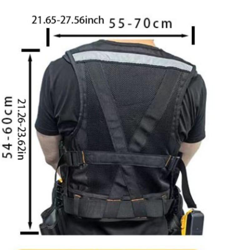 Fast Hang Construction Vest, Multifunctional Thickened Wear-Resistant Vest, Durable Workwear for Builders and Contractors