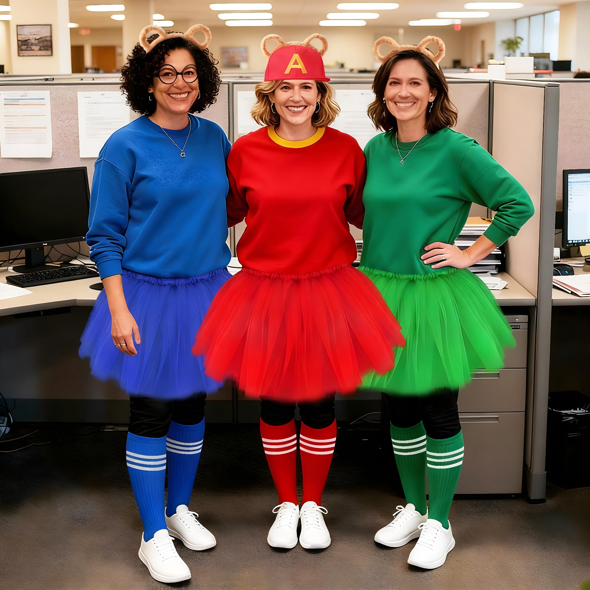 Animal Chipmunk Costume Set with Ears Headband,Round Glasses, Halloween Accessories,School,Funny Party Dress Up Outfit Animal Chipmunk Costume Set with Ears Headband,Round Glasses, Halloween Accessories,School,Funny Party Dress Up Outfit