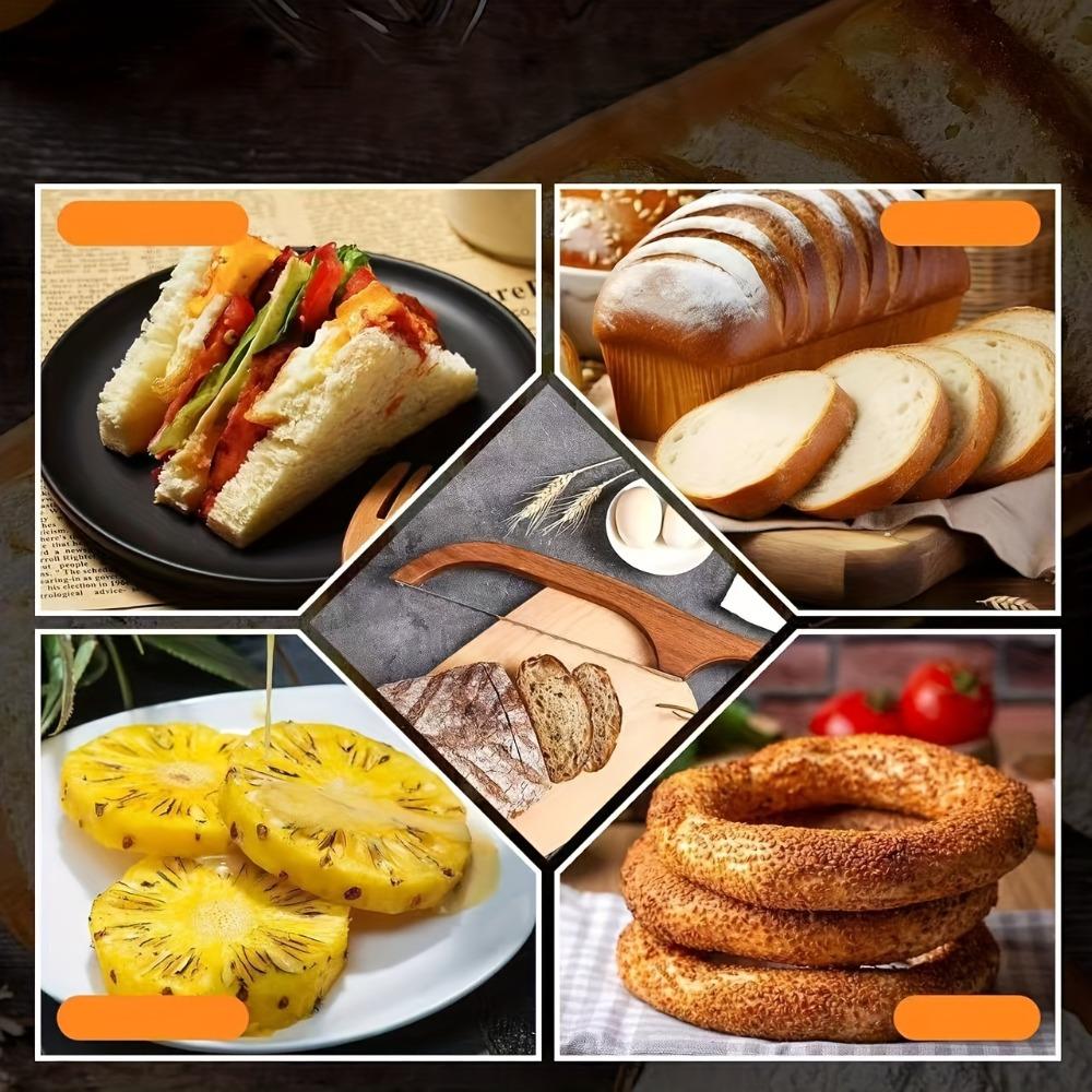 Professional Bread lame with Adjustable Blade, Ergonomic handle for uniform bread & pastry slicing, sharp docking edge, Heavy-duty recycled wood construction, ideal for Bakeries, Home Kitchens, Artisan breads, Kitchen Tool, Durable Cooking Tools
