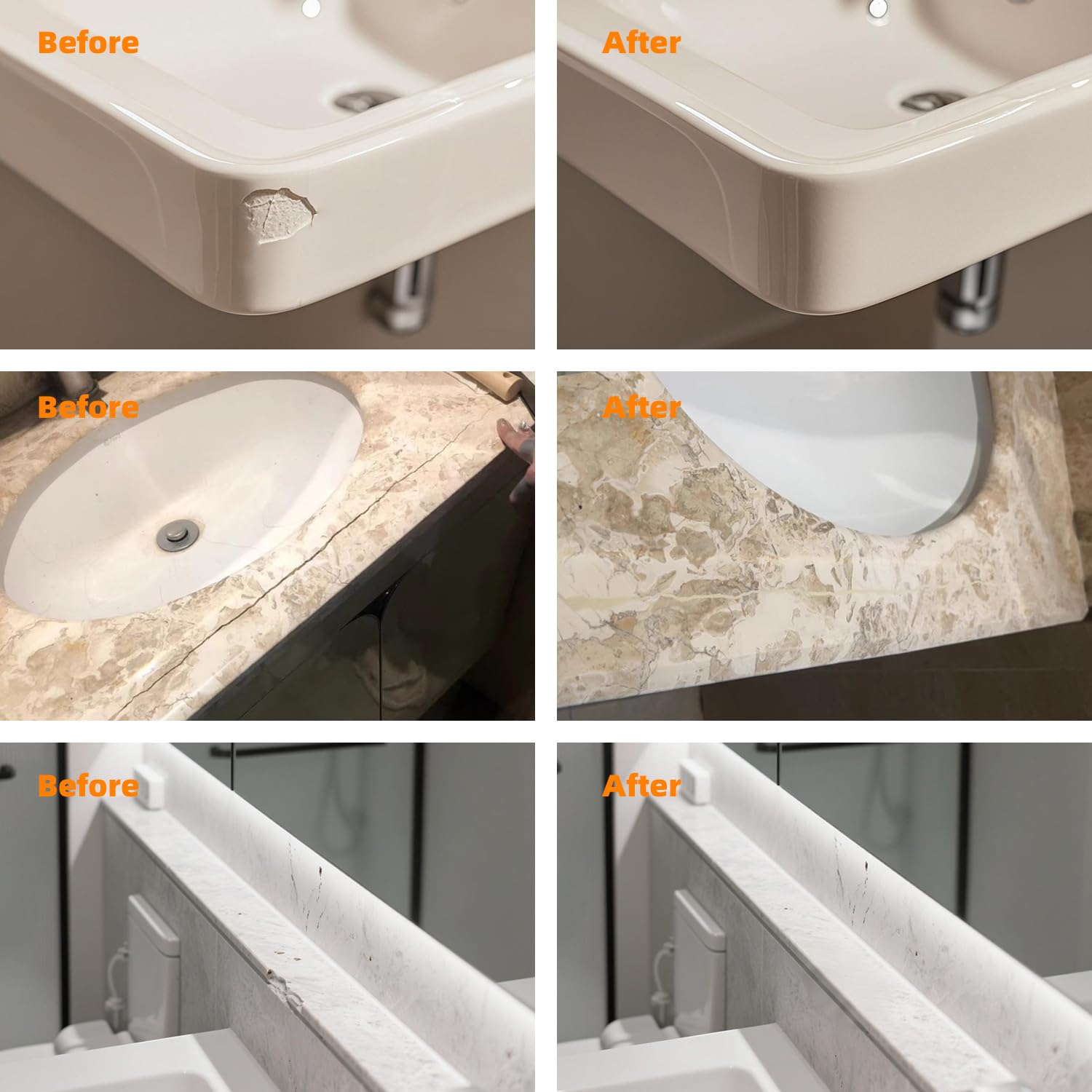 Granite and Quartz Countertop Chip Filler Repair Kit Tile & Fiberglass Porcelain Repair Kit,Marble Tub Repair Kit 3.7 OZ Cracks Ceramic Corian Bathtub Sink Toilet Holes Scratchs Granite and Quartz Countertop Chip Filler Repair Kit Tile & Fiberglass Porcelain Repair Kit,Marble Tub Repair Kit 3.7 OZ Cracks Ceramic Corian Bathtub Sink Toilet Holes Scratchs