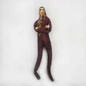 Game Yakuza Kiryu Kazuma Cosplay Plush Cotton Stuffed Dolls Mascot Slender Twistable Shape Abstract Model Room Decoration Props