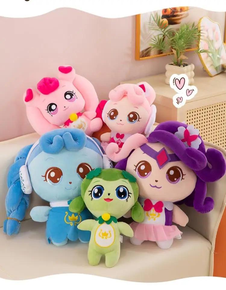 Hot New Catch Teenieping Anime Stuffed Toys Figures Zheng Zheng Moko Lemei Kawaii Plushies Figures Room Customized Gift Toys