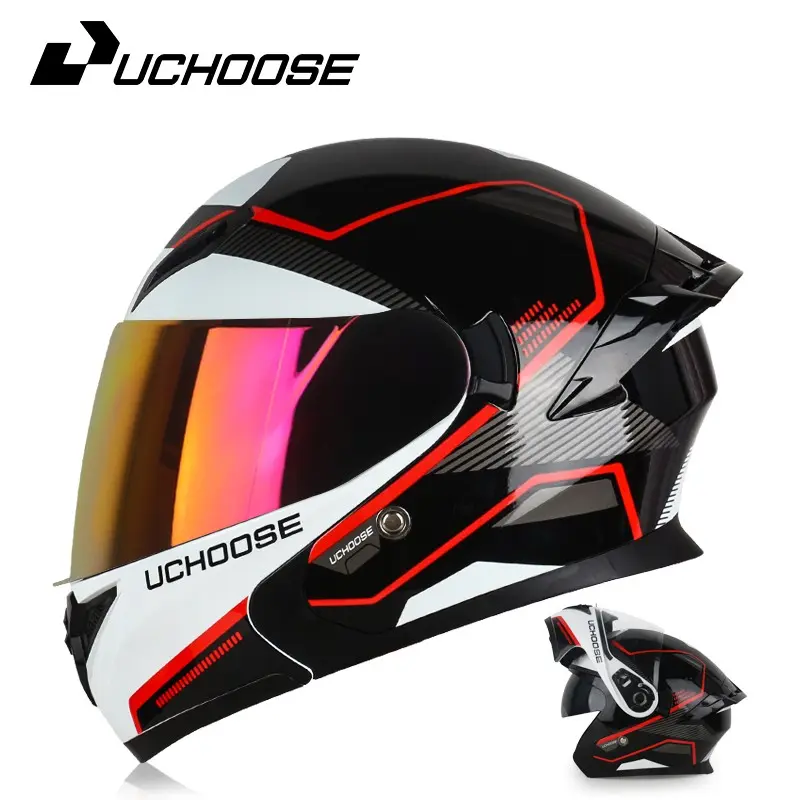 Black/White/Red - Gold Electroplated Finish