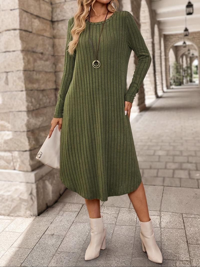 Fashion Women's Asymmetrical Hem Skirt, Spring & Fall Essential, Stylish Casual Wear, Perfect for Daily