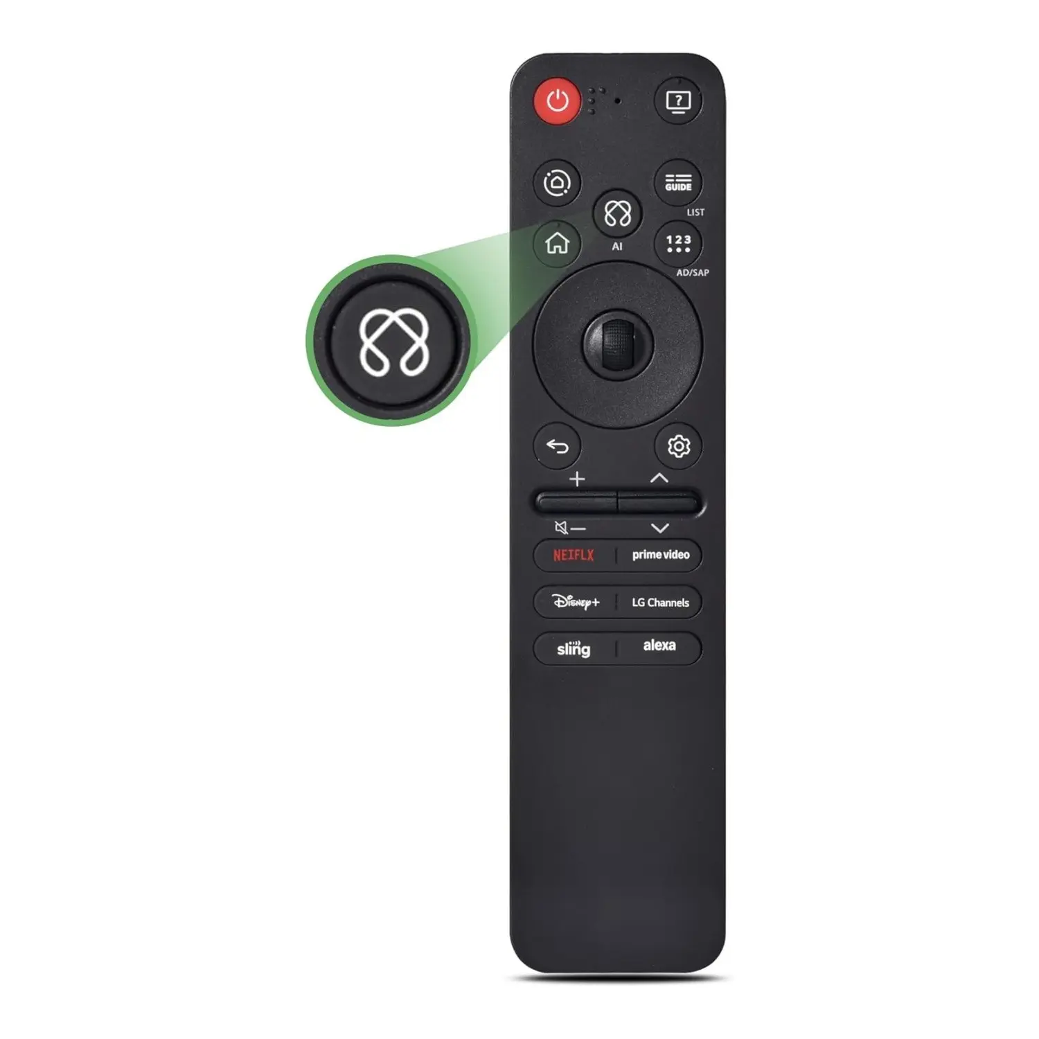 MR25GA Replacement for LG Magic TV Remote,Compatible with LG All TVs,for OLED, QNED, UHD, LED, LCD TVs