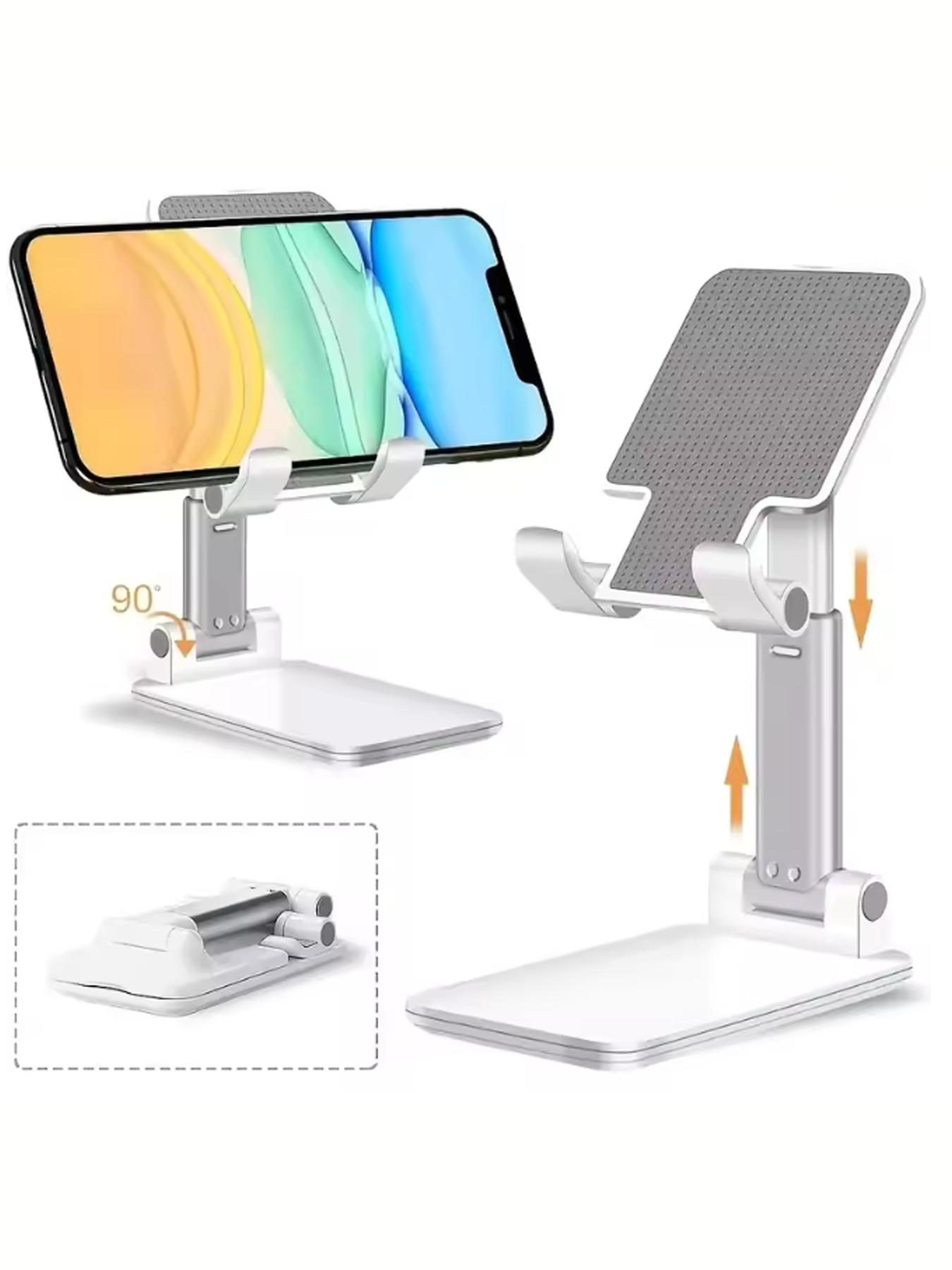 Adjustable Phone Stand Desk Lazy Live Stream Tablet Bed Headboard Mount, Foldable Multi-Functional Universal Support Holder