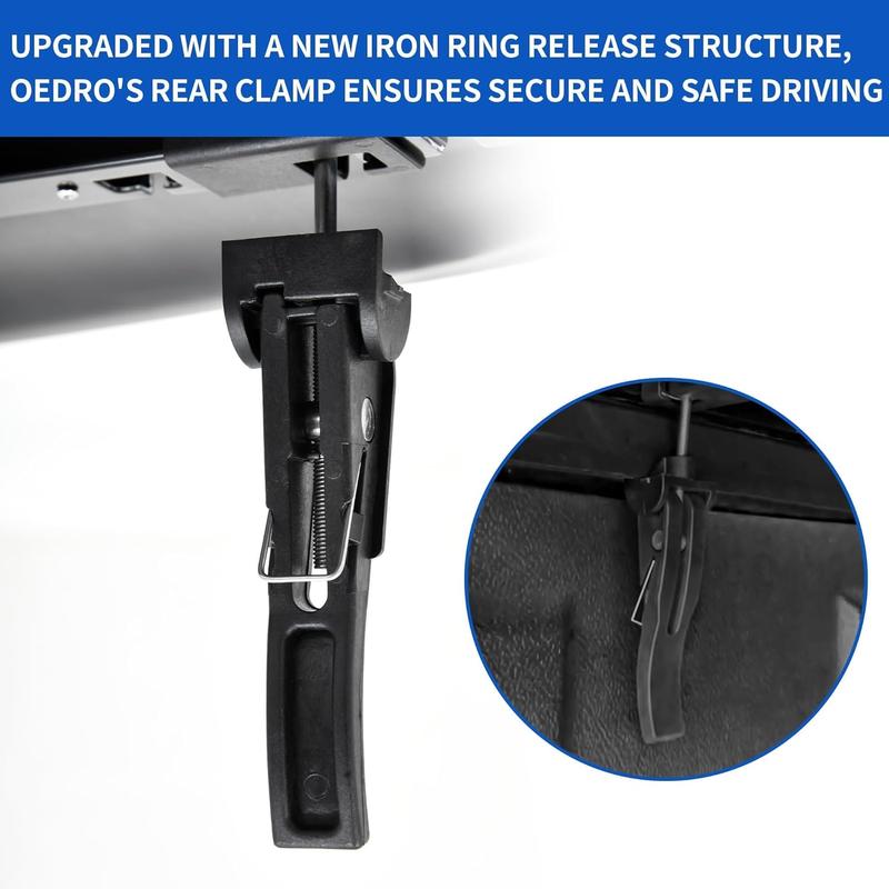 oEdRo Soft Quad Fold Tonneau Cover Four Fold Truck Bed Covers Compatible with 2009-2025 Dodge Ram 1500 (Inclu. Classic & New) 5.6' Bed Without Ram Box