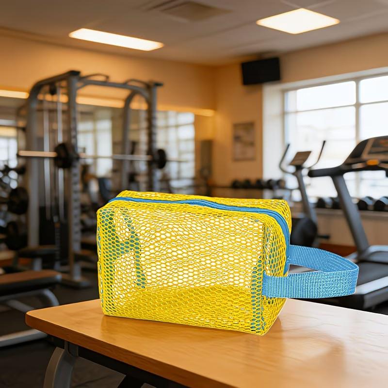 One-piece macaron-colored cosmetic bag, multi-functional cosmetic bag, swimming bag, beach bag, makeup bag, skincare bag, toiletry bag, storage bag, zipper closure, a great gift for friends and family.