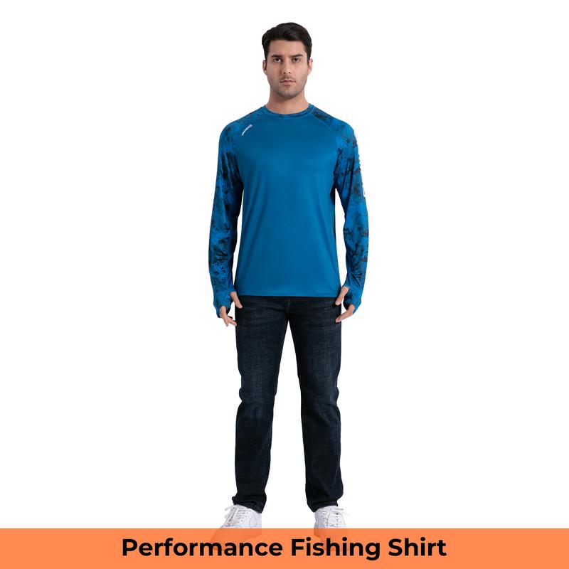 RODEEL R30 RIIIPO Long Sleeve Shirts w/ UV Detection Thumbhole Men UPF 100+ Sun Protection Lightweight Quick Dry Moisture Wicking Rash Guard Breathable Cooling Activewear for Outdoor Sport Gym Workout Running Hiking Fishing, Holiday Gift