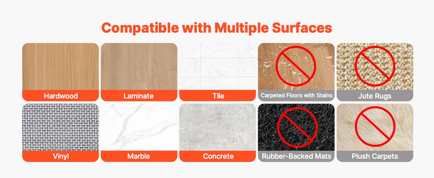 VEVOR Rug Gripper, 12 PCS, Strong Adhesive and Residue-Free, Double Sided Non-Slip Carpet Stickers for Area Rugs, Keep Corners from Curling and Bunching, for Holding Rugs in Place on Hardwood Floors