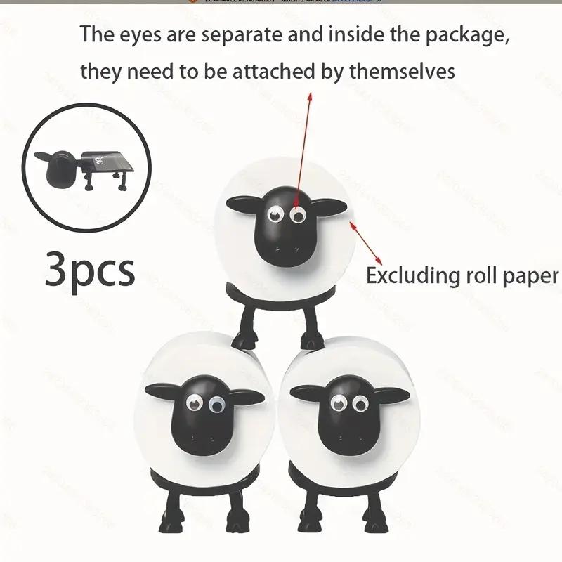 Sheep Cute Animal Paper Towel Holder, Humorous Standing Bathroom Tissue Rack, Tissue Dispenser, Fun Toilet Decor, Bathroom Decorations, Mother's Day Christmas Gift Idea