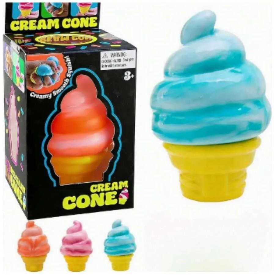 Colorful Ice Cream Gummies, Soft Tpr Squeeze Toy, Perfect for Daily Play and Relaxation, Fun and Engaging Kids' Toy