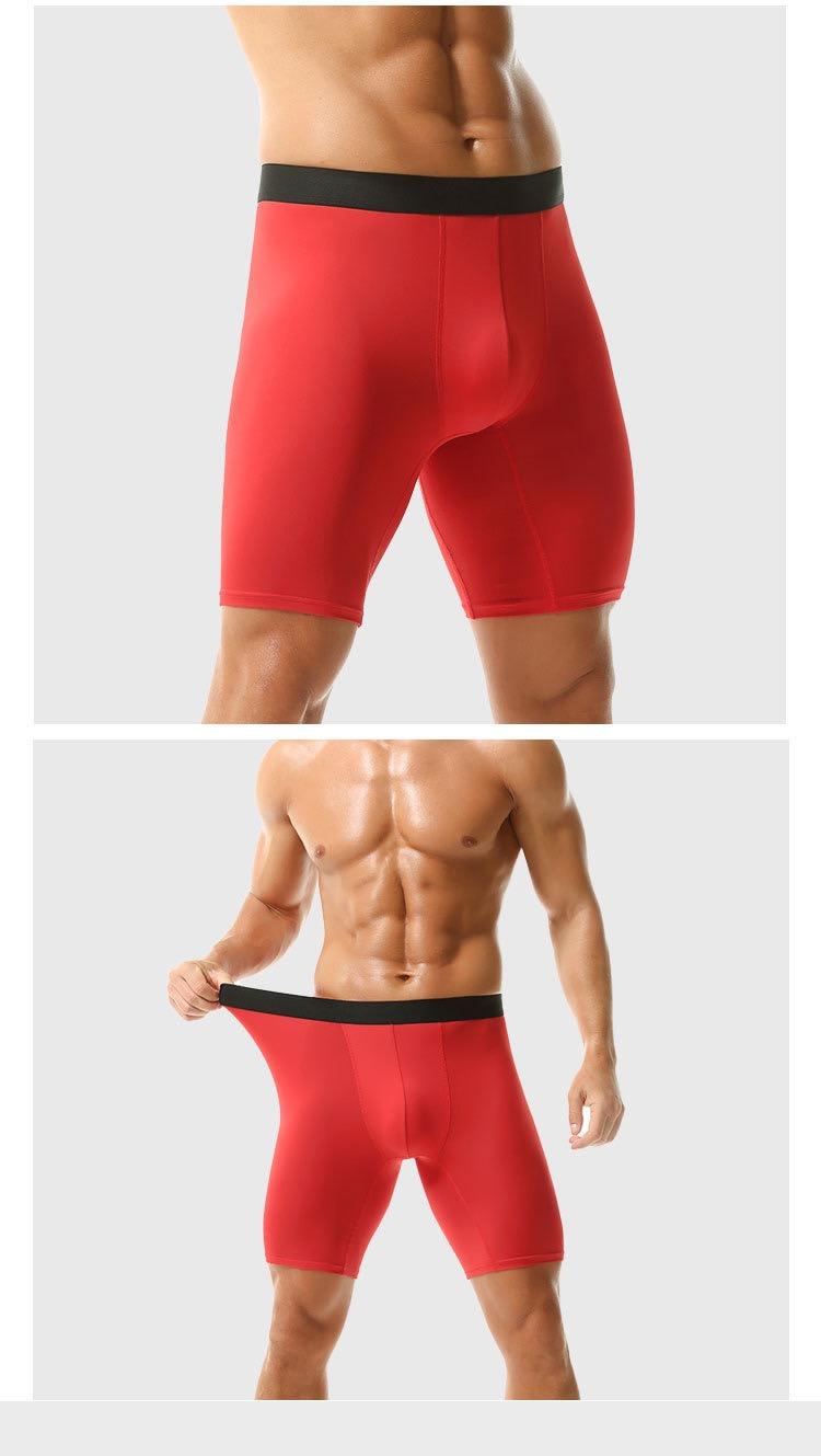 6 Pack Men’s Long Leg Boxer Briefs M-5xl, No Chafing and Breathable Sport Athletic Underwear, Quick Dry for Gym & Daily Use