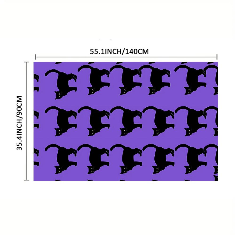 1 pc Cat Pattern Print Tablecloth, Washable Tablecloth, Perfect for Picnic, Camping, Wedding, Birthday Party, Restaurant, Buffet