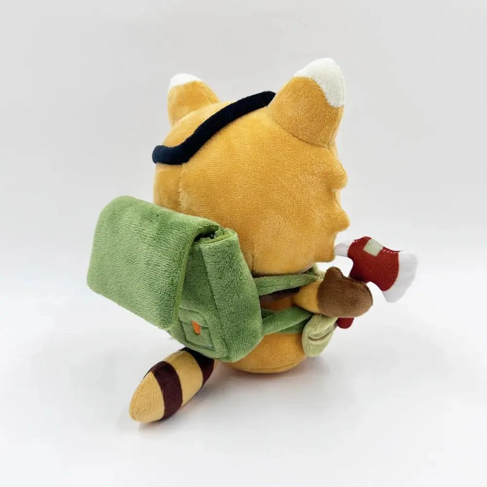 Anime Steadfasted Plushie Spiffo Bear Doll Toy Raccoon Cartoon Cute Soft Dolls Plush Pillow Toy Periphery Room Decoration