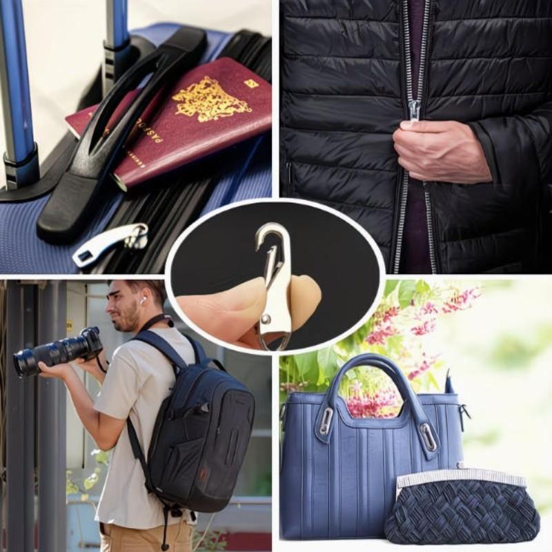 Detachable Sliding Zipper Pulls, Universal Replacement Zippers, Easy Installation, Suitable for Bags, Clothes, Backpacks, DIY Crafts