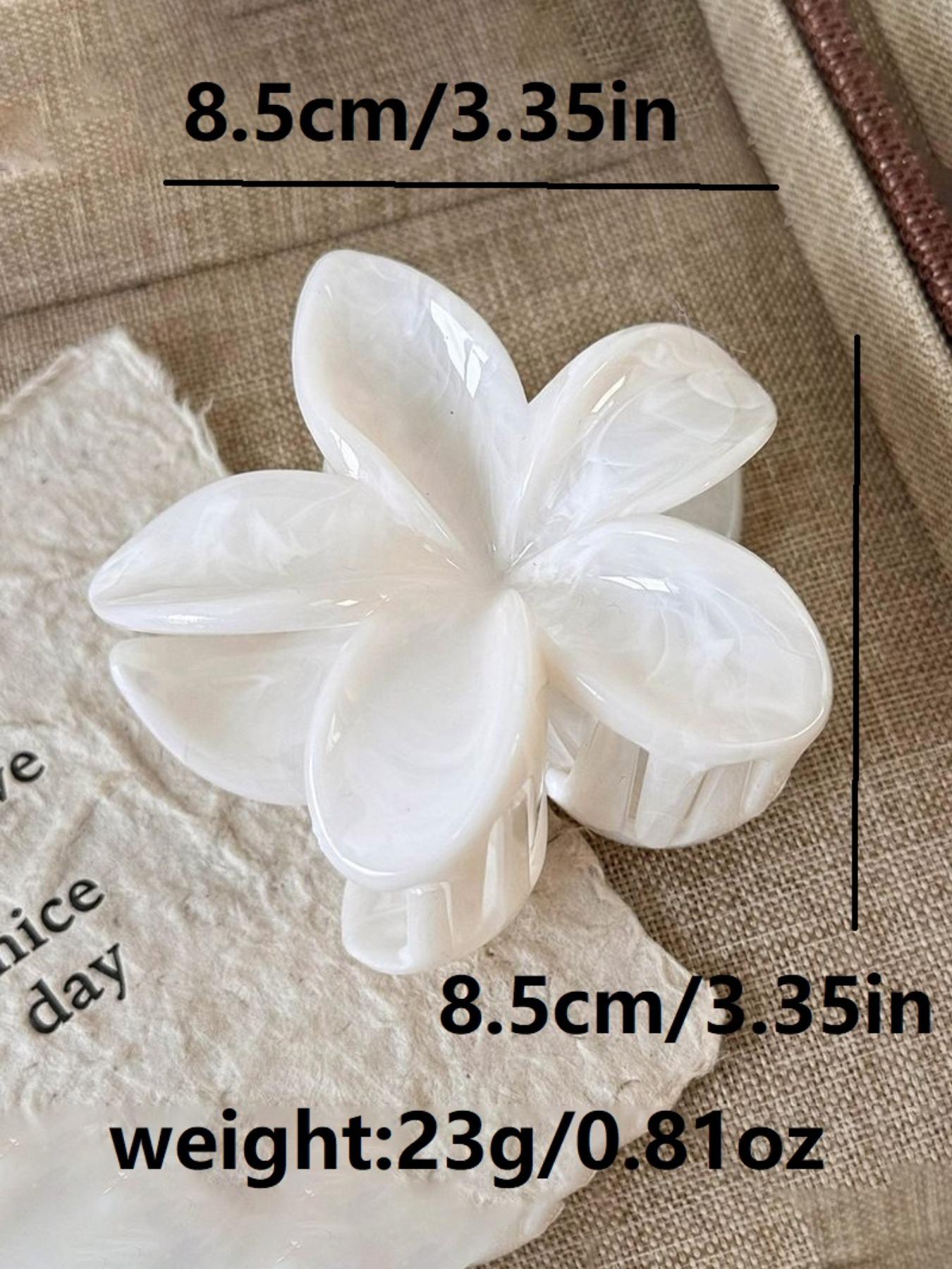 Elegant Floral Hair Clip for Women, Perfect for Bun Hairstyles and Casual Looks, Autumn Wavy Hair Accessory, Stylish and Versatile Design