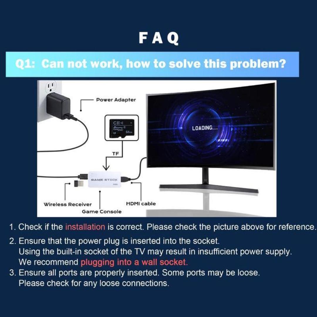 M15 Plus Retro Game Console Upgrade, Includes Game Stick, Wireless Controller, Game Simulator, 5w Rated Power, No Battery Included, Classic Games Stick