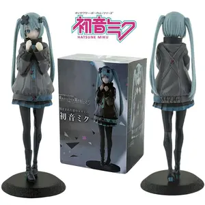 New 2026 Desktop Cute 8.07inch Hatsune Miku Kwaii Style Anime Figure Toys PVC Model Collector Doll Birthday Gift