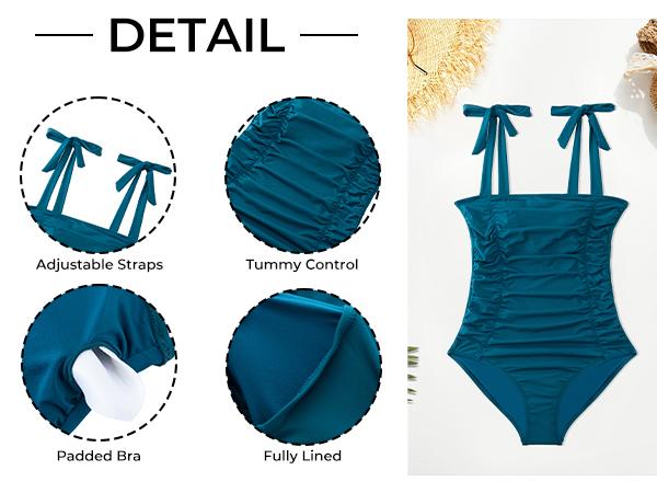 Tempt Me Women Tummy Control One Piece Swimsuits Ruched Slimming Bathing Suits Vintage Swimwear Tempt Me Women Tummy Control One Piece Swimsuits Ruched Slimming Bathing Suits Vintage Swimwear