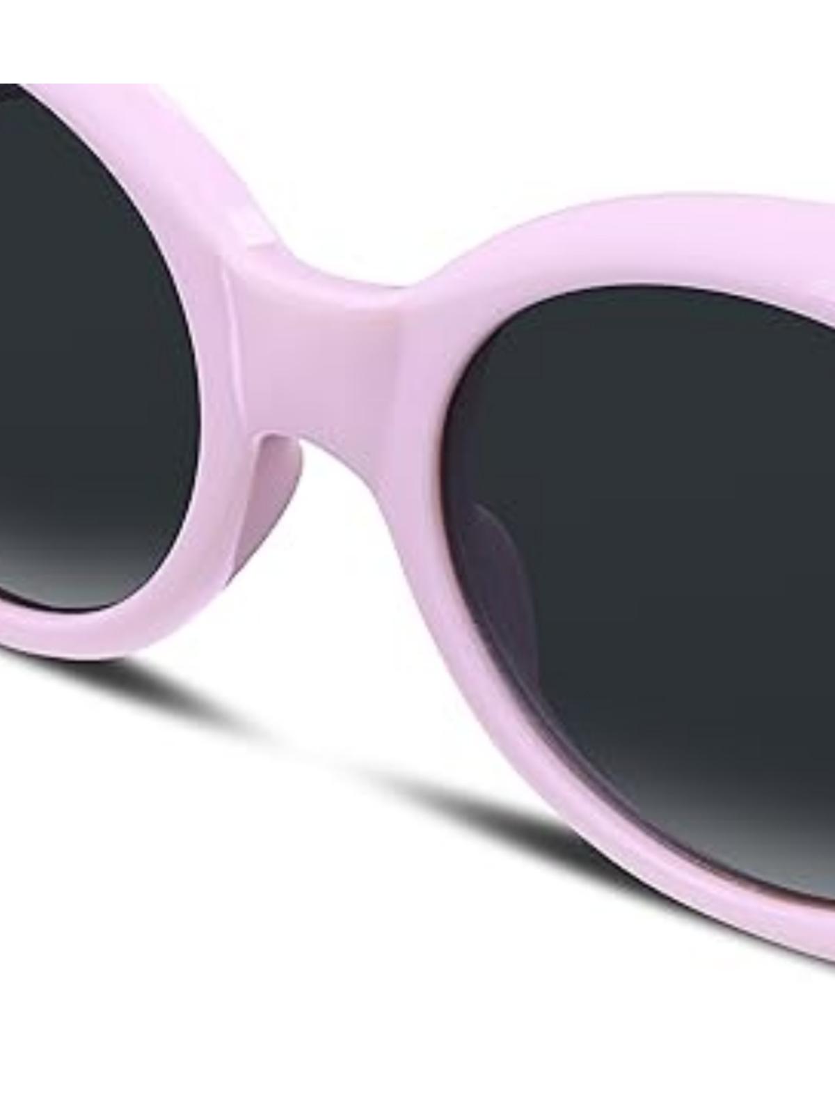 FEISEDY White Clout Goggles Sunglasses Women Men Retro Oval Sunglasses Girls Boys Sunglasses B2253