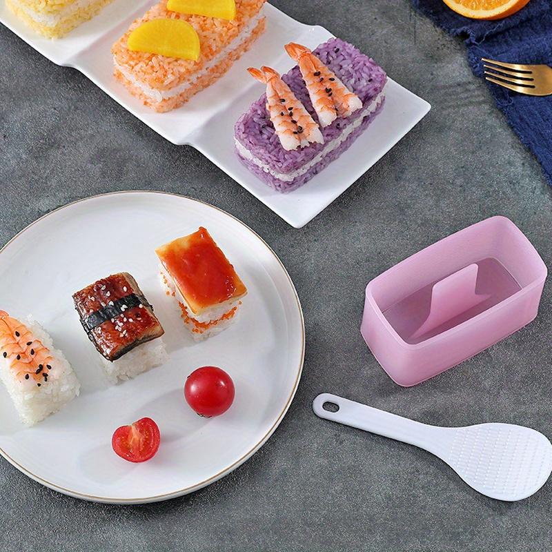 2pcs(a mold and a rice spoon) Non-Stick Spam Musubi Mold For Perfectly Shaped Sushi Rice Balls And Onigiri Press Mold for restaurant kitchen