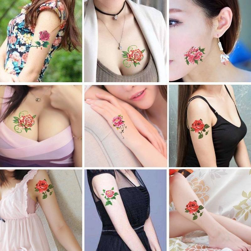 66 Sheets Flowers Temporary Tattoos Stickerss, Roses, Butterflies and Multi-Colored Mixed Style Body Art Temporary Tattoo for Women, Girls or Kids Waterproof Removable Long Lasting 66 Sheets Flowers Temporary Tattoos Stickerss, Roses, Butterflies and Multi-Colored Mixed Style Body Art Temporary Tattoo for Women, Girls or Kids Waterproof Removable Long Lasting