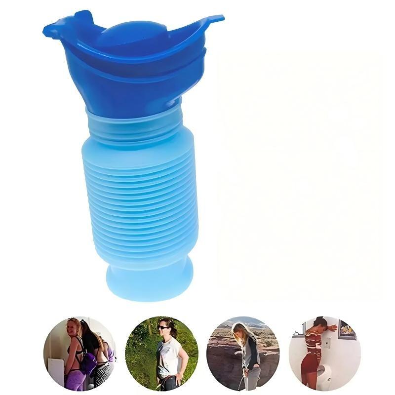 Portable Urinal Set for Cars, Outdoor Standing Urine Bucket, Emergency Travel Reusable Camping Toilet, Leak-Proof Design