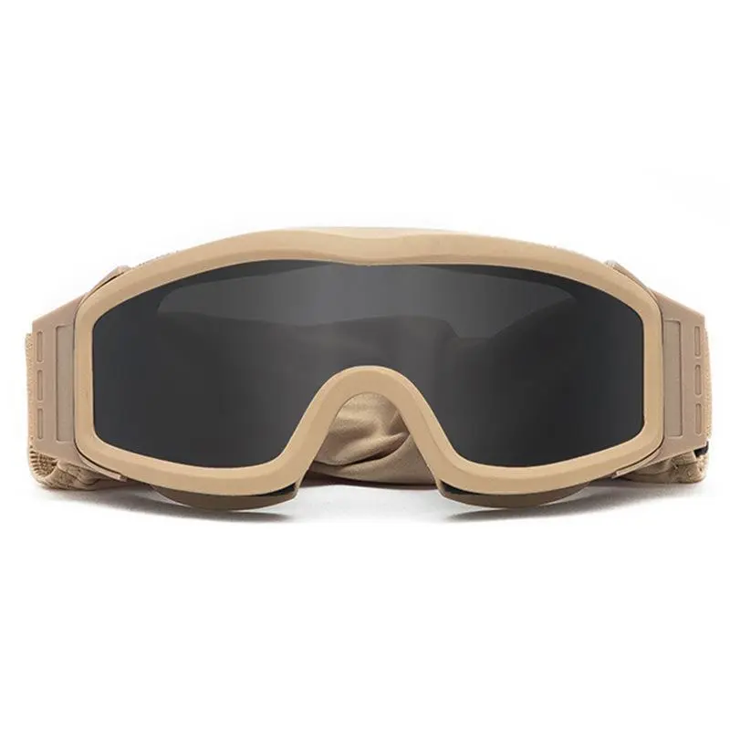Tactical Sport Goggles, Windproof and Sandproof Outdoor Eyewear for Motorcycle Riding, Mountaineering, and Shooting, Windproof Outdoor Eyewear
